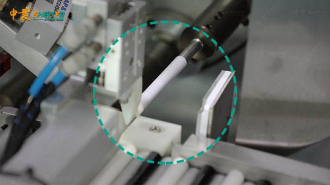 세라믹 튜브를 위한 세라믹 인쇄물 자동 블랭킹 단색 실크 스크린 프린팅 머신