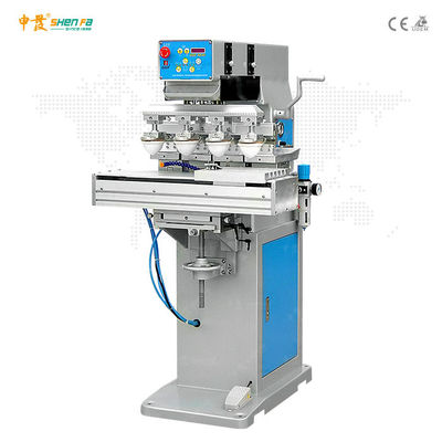 4 Color 60W Semi Automatic Ink Tray Ink Cup Pad Printing Machine