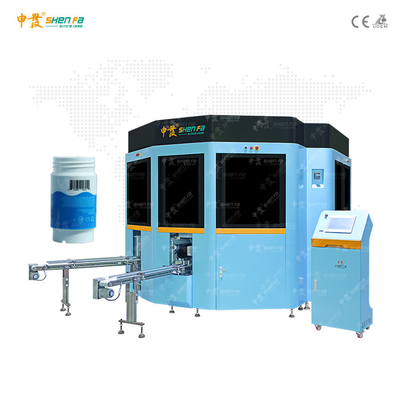 50KW 50 PC / 분 자동 나염기는 단번에 포일 스탬핑 니스를 뜨겁게 합니다